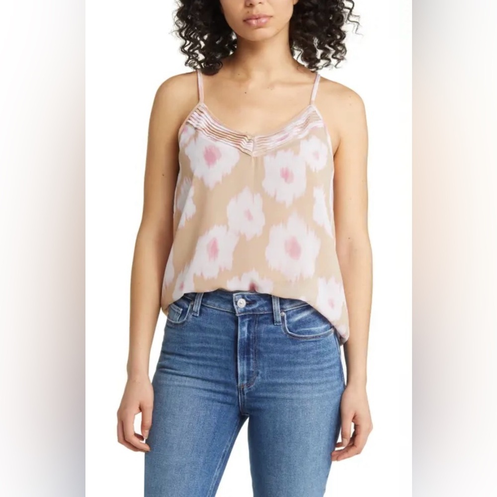 1.STATE Pintuck V-Neck Camisole